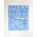 Tringlage sur aquarelle bleue
