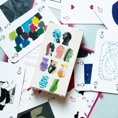 Un jeu de cartes par Amelie maison d'art et ses artistes 